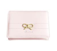 Purse Purse Stylish Women Purse Compact Wallet Card Slots RFID Blocking Secure Zipper Durable Leather Fashion Accessory (One Size)