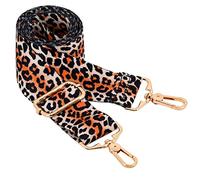 Purse Strap Replacement Crossbody Handbag Stripe Wide Adjustable for Crossbody Shoulder Handbags Bag with Gold Buckles