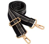 Purse Straps Replacement Crossbody Wide Shoulder Strap Adjustable Belt Crossbody Canvas Bag Handbag Black Stripe2