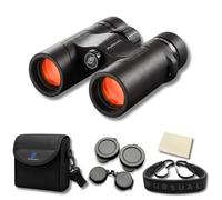 PURSUAL 8x32 ED Binoculars - Compact High-Power Optics for Bird Watching, Hiking & Travel. Lightweight & Waterproof with Extra-Low Dispersion Glass