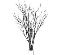 Pursuestar 5Pcs 29.5" Lifelike Dry Willow Branches Bendable Iron Wires Artificial Floral Flower Stub Stem DIY Craft Wedding Home Room Office Hotel Hall Decoration