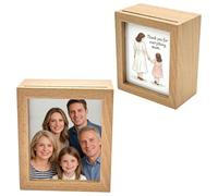 Pursuestar Over The Rainbow String Music Box, Mini Solid Wood Photo Frame, Photo Stand, Ideal for Desktop or Desktop, Gift for Christmas, Birthday, Valentine's Day