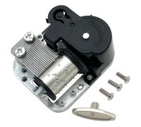Pursuestar Silver Windup YunSheng Musical Mechanism Movement DIY Clockwork Music Box (28 Songs Option) - It's a Small World