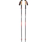 Black Diamond Pursuit Carbon FLZ trekking poles black red (pair) - 135