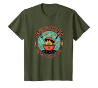 Pursuit of Happiness Found at The BBQ T-Shirt, Kids, Olive, 6 Years