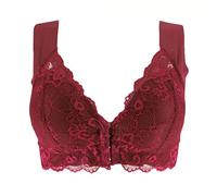 Pursuit-W Front Fastening Bras for Women UK,Push Up Bras for Women,Sexy Lace Bra Non-Wired Non-Padded Full Soft Cup Bra, Shapermint UK Bra Comfort Everyday Bra Sports Bra Push Up Bras for Women