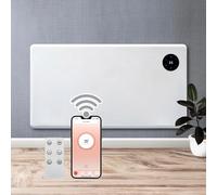 Purus 1500W WiFi Electric Panel Heater, Wall Mounted & Freestanding, White
