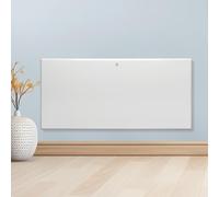 Purus 1800W White Electric Radiator Heaters for Home, Bathroom Safe Electric Heater Setback Timer Lot 20 & Advanced Thermostat Control Wall Mounted or Floor Standing Low Energy Panel Heater
