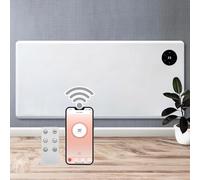 Purus 2000W WiFi Electric Panel Heater, Wall Mounted & Freestanding, White