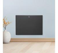 Purus Electric Panel Heater 600W Eco Radiator Grey Wall Mounted & Freestanding Thermostat Control & Setback Timer Lot 20