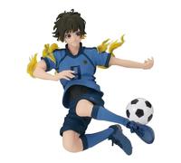 Puruuige Blue Lock Bachira Meguru Figure Model Anime Bachira Meguru Figurine PVC Kicking Soccer Position Character Statue Collectible Sculpture Decorations
