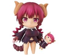 Puruuige Miss Kobayashi's Dragon Maid Kanna Figure Model 10CM/3.9'' Kanna Kamui Figure Statue Q Version Changeable Face Character Figurine Decoration Collectible Gift