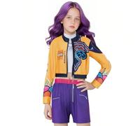 Puruuige Rumi Costume Anime Cute Stage Cosplay for Girls Party Performance Halloween Outfits