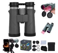 Puruxe Binoculars for Adults High Powered, 10×42 Hd Binoculars, Binoculares De Largo Alcance, Professional Waterproof For Bird Watching, Hiking, Cruise,Travel, Stargazing(Black)
