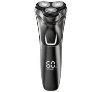 Puruxe Electric Shaver, Puruxe Electric Razor for Men Cordless,Wet/Dry Rotary Shaver Waterproof - USB Fast Charging & Sensitive Skin Care - Pop up Trimmer & Precision Blades