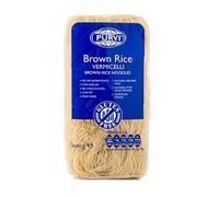 Purvi Brown Rice Vermicelli Noodles (Gluten Free) - 200g - (Pack of 4)