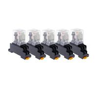 PURYN 10PCS/lot MY2NJ Coil DPDT Electromagnetic Power Relay 8 Pin AC 12V 24V 36V 48V 110V 220V 380V(DC,36V)