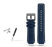 PURYN Canvas watchband men suitable for timex tide compass T2N720 T2N721 T2N739 Nylon Watch Band 24x16mm (Color : G, Size : 24-16mm)
