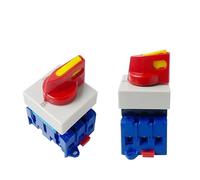 PURYN Isolating Switch YMD11-32 C Type On Off 32A 3 Phase Rotary Changeover Cam Main Interruptor Disconnect Selector With Padlock Knob