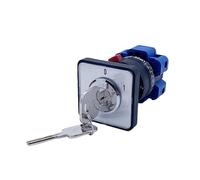 PURYN LW26-32F Lock Key Single-phase Power Supply Cut Off Main Control On-off Anti Misoperation Universal 32A Cam Switch