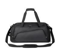 PURYN Sports Gym Bag Travel Dry Wet Handbags Multifunction Swimming Shoulder Messenger Crossbody Fitness Outdoor Travel Bag Duffel(Black)