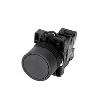 PURYN XB2-EA42 XB2-EA31 XB2-EA3311 XB2-EA3341 XB2-ED21 XB2-EA3331 1NC/1NO Momentary Self-Reset Flat Push Button With Mark Switch 22mm(XB2-EA21 1NO Black)