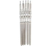 PurYupearl 5Pcs Silver Movement Watch Steel Stem Crown Kit Watch of Parts for NH35 NH36 NH38 NH39 Movement Watch Stem Spare Parts Kits Watch Accessories and Repair Tools, Silver, Modern
