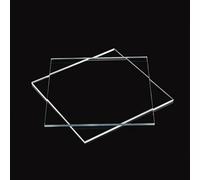 Purzen 6mm Clear Acrylic Sheet Transparent Plastic Panel, Rigid Acrylic Board for Laser Cutting Engraving CNC Routing Custom Fabrication,300mmx300mmx6mm(1pcs)