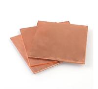 Purzen 8 Pieces T2 Copper Sheet 99.9% Pure Red Copper Plate Metal Panel High Conductivity Corrosion Resistant DIY Craft Welding Repair,1 * 40mm*40mm