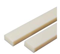 Purzen ABS Plastic Flat Bar Beige Rectangular Strip 500mm×60mm Rigid Cuttable for CNC Machining Prototyping Robotics Chassis Structural Support Bracket,12mm
