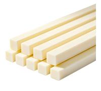 Purzen Beige ABS Flat Bar Rectangular Plastic Stock 500mm×70mm Hard Lightweight for DIY CNC Milling Laser Cutting Robotics Enclosure Fabrication Projects,3mm