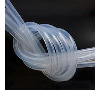 Purzen High Temperature Resistant Silicone Tubing Hose for Water Transport Flexible Silicone Pipe for Industrial and Medical Water Systems,8mm*13mm(1m)