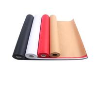 PURZEN Kraft Paper Roll, Gift Wrapping Kraft Paper, Floor Covering, Arts Crafts Packing Paper for Moving Supplies, 38 Width,Red,30M