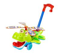 Push Along Toy Motor Skill Preschool Learning for Girls Boys Toddlers Babies Green