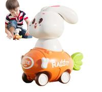 Push and Go Car Toys | Push and Go Friction Rabbit Car Toys | Friction Powered and Pull Back Race for Aged 3+ Kids Preschool Birthday Toy