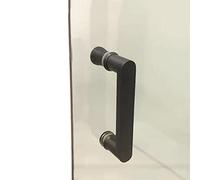 Push and Pull Frameless Glass Door Handle Replacement Shower Door Handle Grab Bar Sliding Bathroom Door Knobs