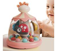 Push And Spin Kids Toy - Press And Turn Play, Early Learning Musical Toy, Hand-Eye Coordination Development, Interactive Educational Spinner, Vibrant Colors, Durable ABS Construction | for To