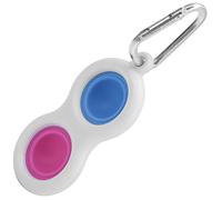 Push Bubble Keychain, Colorful Stress Relief Toy (purple + blue)