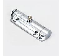 Push-Button Anti-Theft Latch 4 Inch Zinc Alloy Automatic Spring Latch Heaven and Earth Latch Inner Door Dark Latch 1Pcs