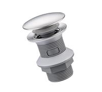 Push Button Bathroom Sink Plug Kitchen Bath Drain Stopper Basin Sink Bounce Type Drain Waste Stopper Easy Cleaning