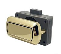 Push Button Cabinet Door Catch Lock, Drawer Latch Catch for Swift Motorhomes and Caravans, Fits Board Thicknesses Between 13-18mm(Gold)