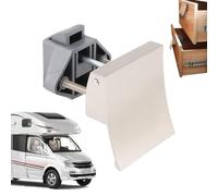 Push Button Cabinet Latch | Keyless RV Drawer Lock | Anti-Rust Cupboard Catch for Marine Furniture, Cabinet Door Lock
