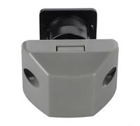 Push Button Catch Lock for Cupboard Doors, Camper Caravan Latch with Handle Button, Zinc Alloy Cabinet Lock for RV Boat Yacht - Chrome(Chrome)