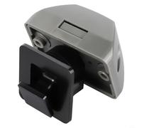 Push Button Catch Lock for for Cupboard Door, RV Cabinet Latch Knob, Zinc Alloy with Handle Function, Anti-Rattle for for Caravan Camper, Chrome or Black(Black)