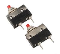 Push Button Circuit Breaker with Overload For Protection Terminals and Manual Reset Switch for Electrical Safety in Household Devices Including Vacuum Cleaners and Blenders (5A)