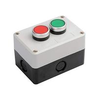 Push Button Control Station, 2 Switches Stop/Start Mushroom Push Button Switch (Pack of 1-2 Self-Return)