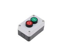 Push Button Control Station Box 1pc Emergency Stop Industrial Control Button Box With Arrow Symbol Start Self Sealing Waterproof Switch(1NO 1NC B)