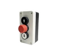 Push Button Control Station Box Reset Momentary Waterproof 3 Position Spring Return Push Button Switch Control Station Box Up Down Arrow Stop(Type 1)