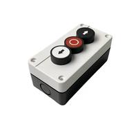 Push Button Control Station Box Reset Momentary Waterproof 3 Position Spring Return Push Button Switch Control Station Box Up Down Arrow Stop(Type 2)