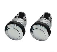 Push Button Deadbolt Lock 2 Pack for RVs, Yachts, and Furniture Drawers Keyless Operation with ABS Material (chrome)